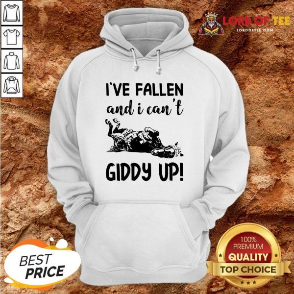 Horse I’ve Fallen And I Can’t Giddy Up Hoodie