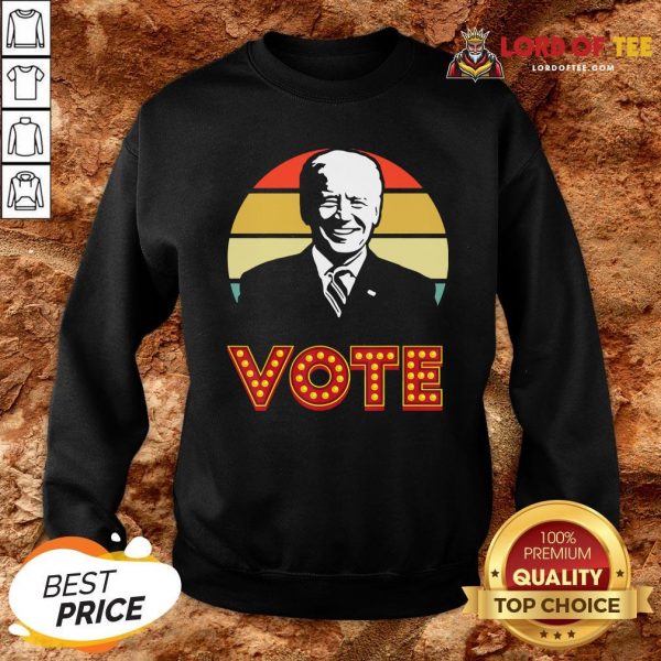 Joe Biden Vote 2020 Funny Vintage Retro Style Political Tee T-Sweatshirt