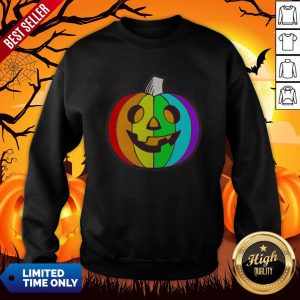 LGBT Pumpkin Smile Halloween Sweatshirt