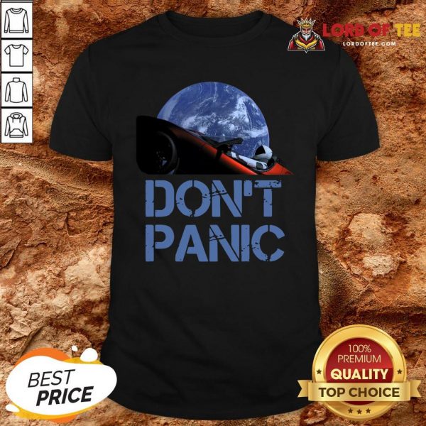 Official Don’T Panic Starman Essential Shirt