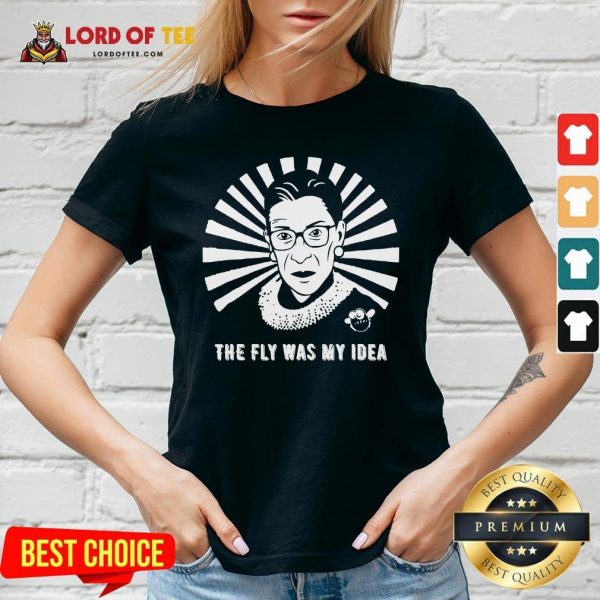 The Fly Was My Idea VP Debates Mike Pence Fly Buzz RBG T-V-neck