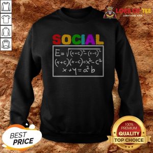 Social Distance Funny Formula Math Quarantine 2020 Sweatshirt