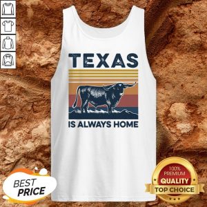 Texas Buffalo Is Always Home Vintage Retro Tank Top