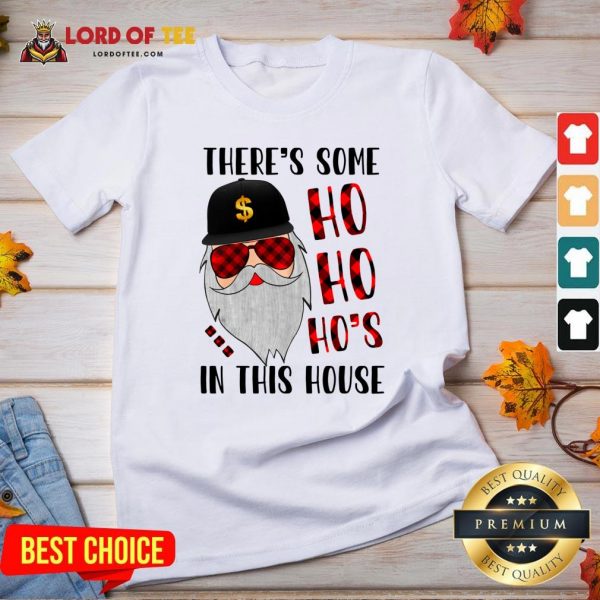 Being An Uncle Is An Honor Being A Godfather Is Priceless ShirtThere’s Some Ho In This House Santa Claus Christmas Sweater V-neck