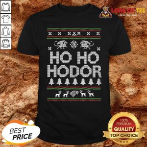 Top Game Of Throne HO HO Hodor Ugly Christmas Sweater Shirt Design By Lordoftee.com