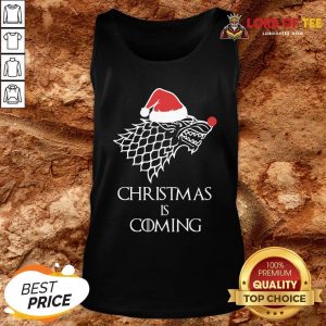 Top Game Of Thrones Inspired Adults Winter Is Coming Novelty Christmas Tank Top Design By Lordoftee.com