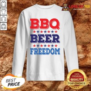 Awesome BBQ BEER And FREEDOM SweatShirt