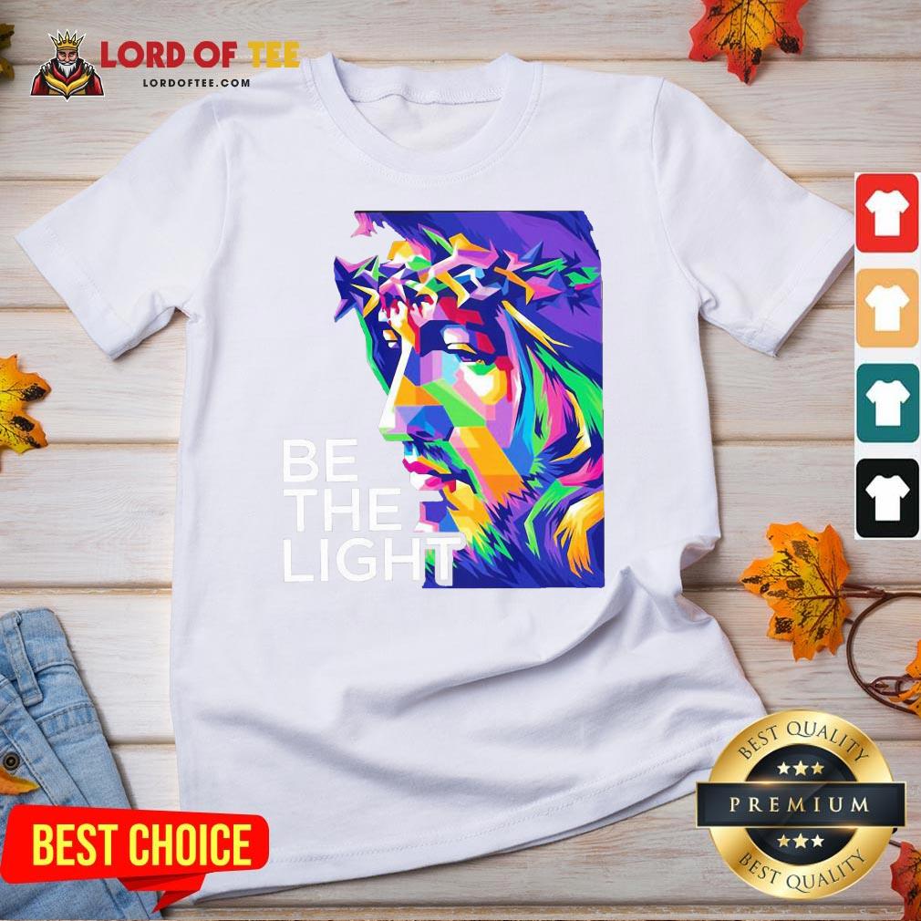 Awesome Jesus Be The Light V-neck