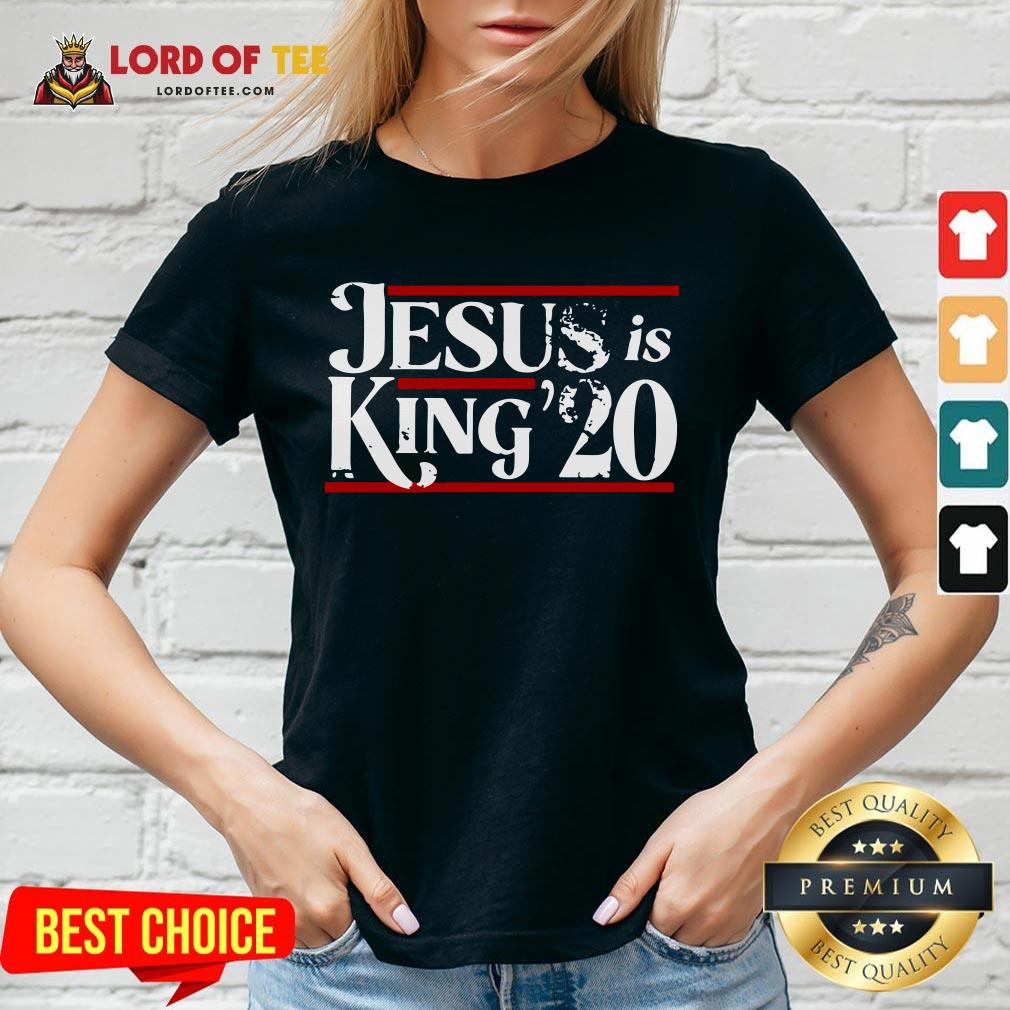 Awesome Jesus Is King 2020 V-neck