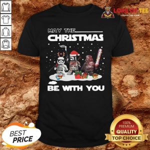 Cute Star Wars Character May The Christmas Be With You Christmas Shirt