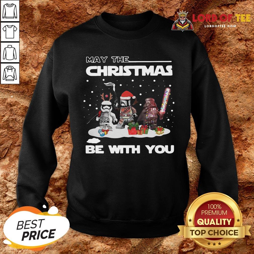 Cute Star Wars Character May The Christmas Be With You Christmas SweatShirt