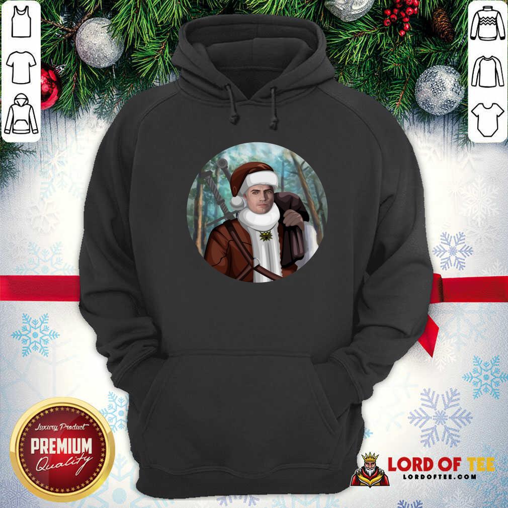 Cute The Witcher Santa Crewneck Hoodie