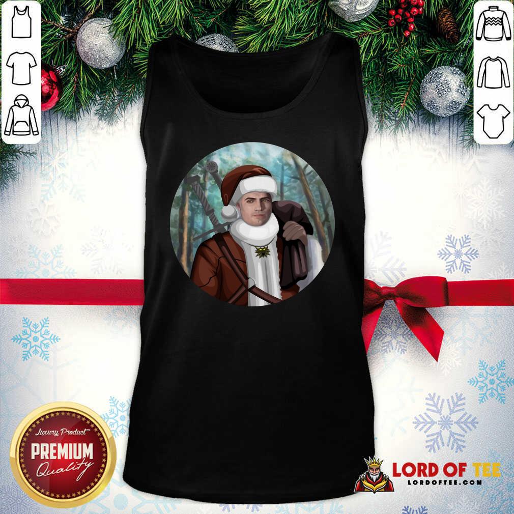 Cute The Witcher Santa Crewneck Tank Top