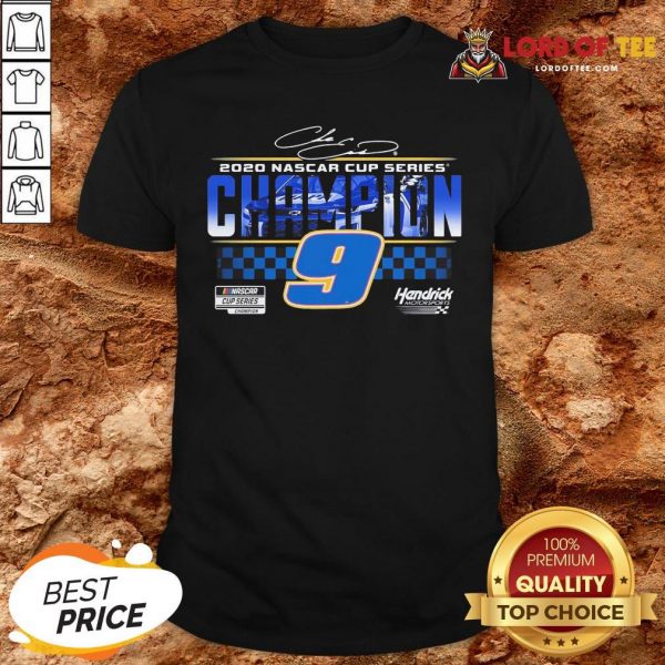 Funny Chase Elliott 9 Hendrick Motorsports 2020 Nascar Cup Series Champion Signature Shirt