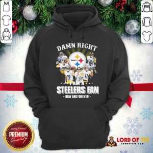 Damn Right I Am A Pittsburgh Steelers Fan Now And Forever Signature Hoodie