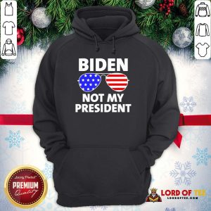 Hot Biden Is Not My President Funny Anti Joe Biden Political Hoodie