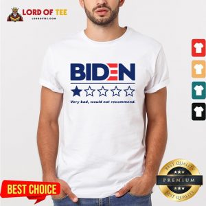 Hot Biden Very Bad Would Not Recommend Shirt
