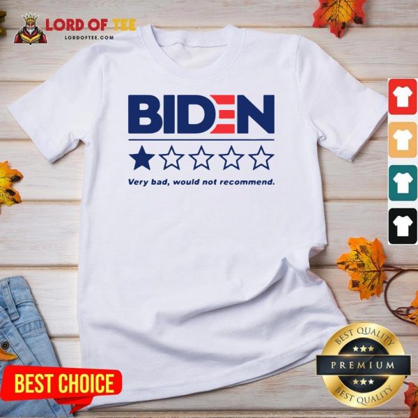 Hot Biden Very Bad Would Not Recommend V-neck