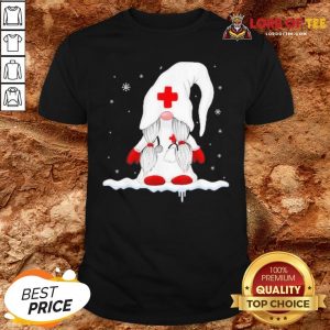Hot Gnome Nurse Christmas Shirt