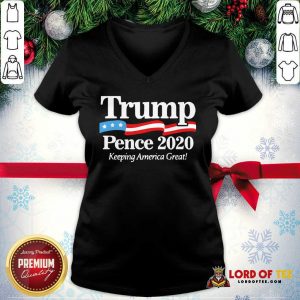 Trump Pence 2020 Keeping America Great V-neck