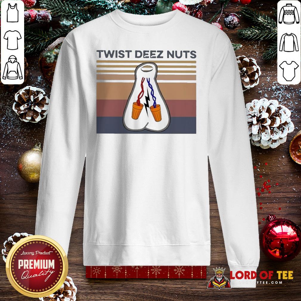 Hot Twist Deez Nuts Vintage SweatShirt