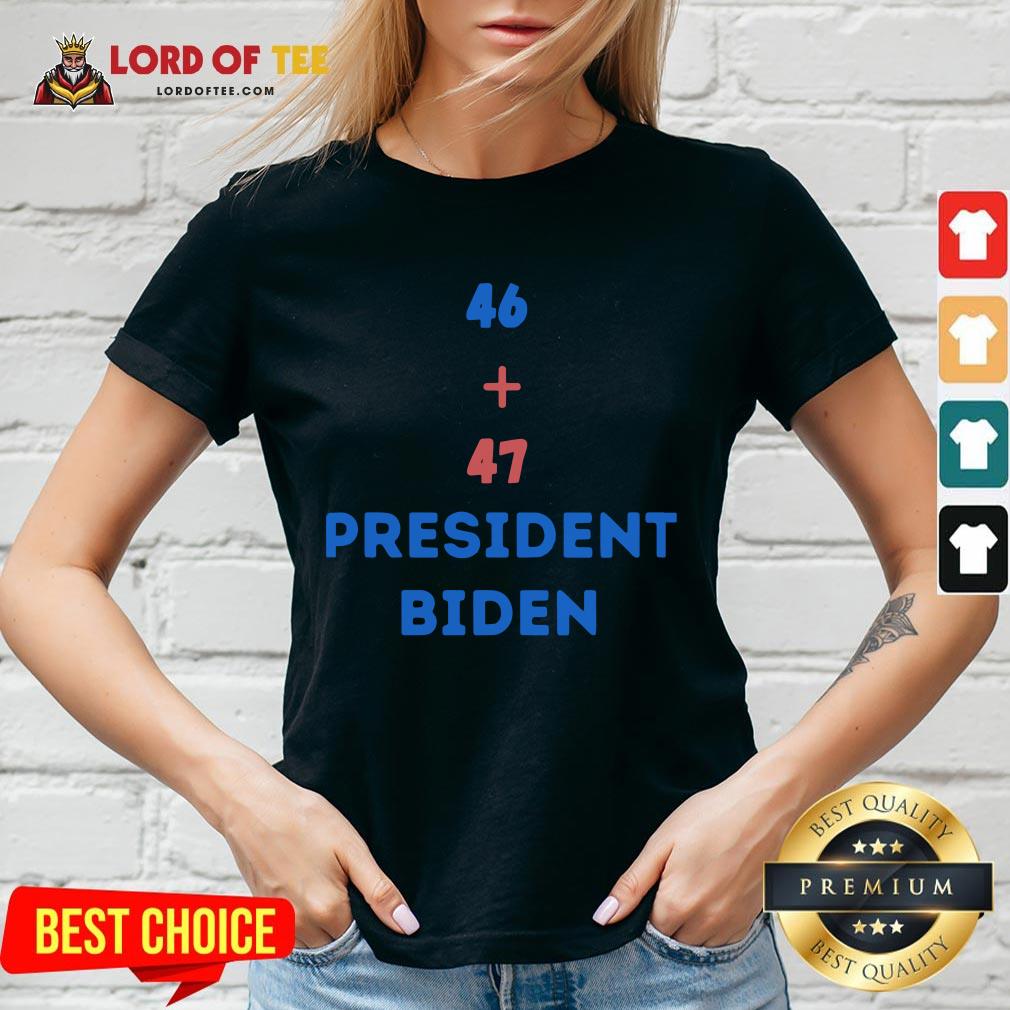 Nice 46 + 47 President Biden Election V-neck