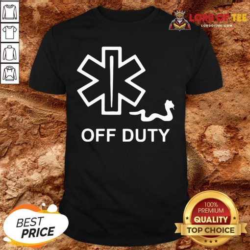 Nice EMT Decal Off Duty Shirt