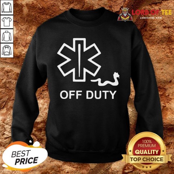 Nice EMT Decal Off Duty SweatShirt