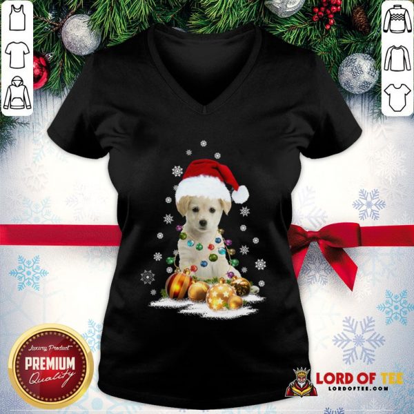Official Dogs Merry Christmas Ugly V-neck