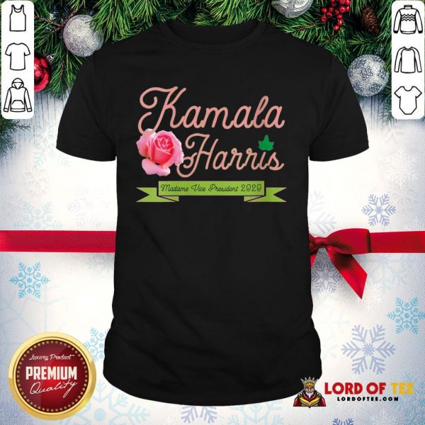 Official Kamala Harris Vice President 2020 AKA Ivy Tea Rose Flower Shirt