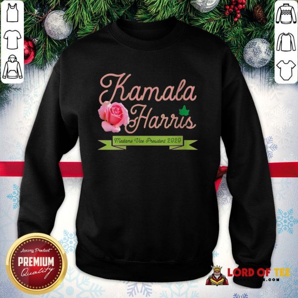 Official Kamala Harris Vice President 2020 AKA Ivy Tea Rose Flower SweatShirt