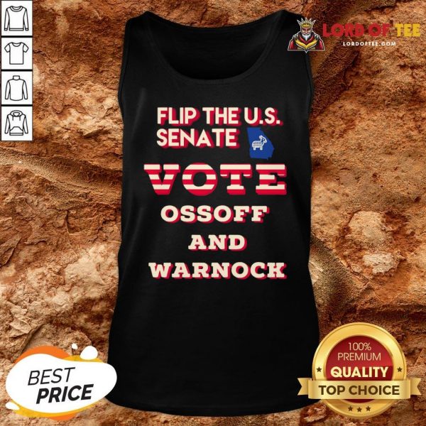 Original Ossoff Warnock Vote Georgia Flip US Senate Tank Top