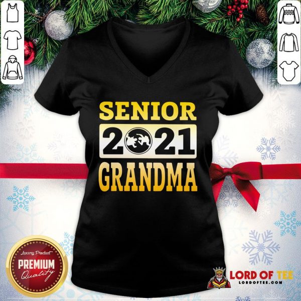 Original Wrestling Senior 2021 Grandma V-neck
