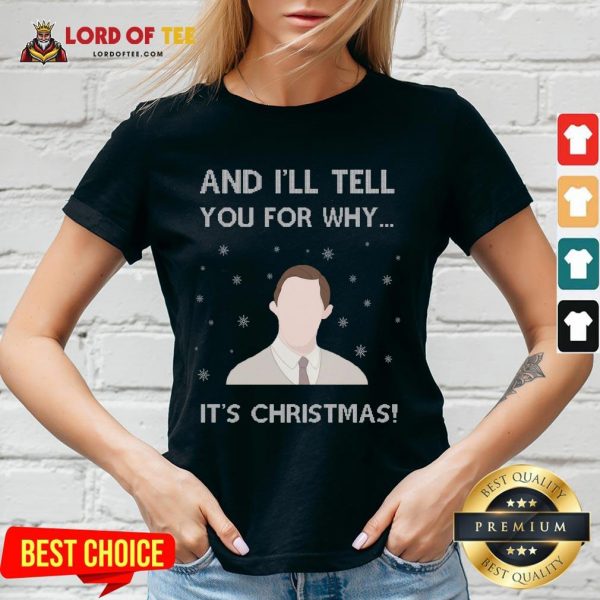 Perfect And I’ll Tell You For Why It’s Christmas V-neck