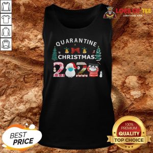 Perfect Quarantine Christmas Santa And Cute Cat 2020 Tank Top