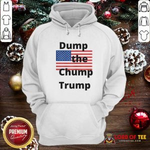 Premium Dump The Chump Trump American Flag Hoodie
