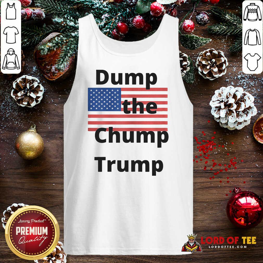 Premium Dump The Chump Trump American Flag Tank Top