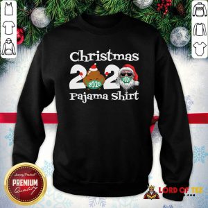 Christmas 2020 Poop Face Mask Pajama SweatShirt