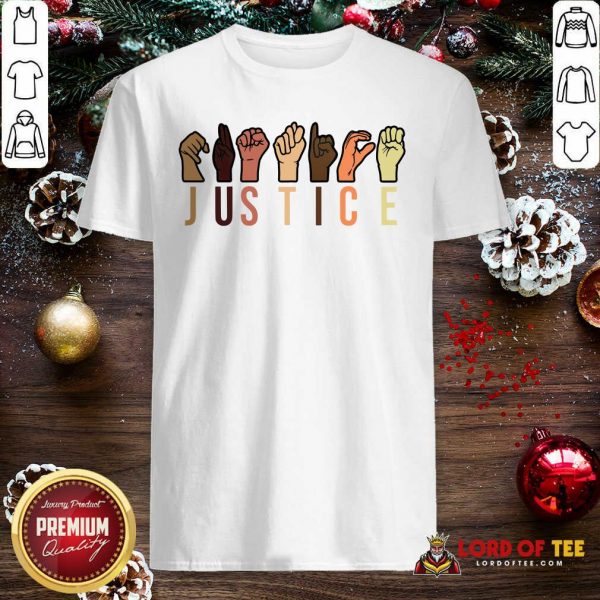 Pretty Hands Sign Language Justice Reusable Shirt
