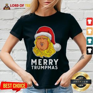 Pretty Merry Trumpmas Funny Xmas Gift 2020 Classic V-neck