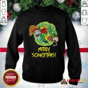Top Rick And Morty Merry Schwiftmas Ugly Christmas SweatShirt
