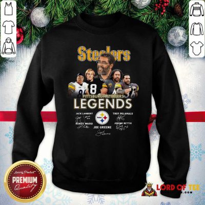 Steelers Pittsburgh Steelers Legends Signatures  Sweatshirt-Design By Lordoftee.com 