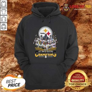 Pittsburgh Steelers 2020 Afc North Division Signatures Hoodie - Desisn By Lordoftee.com