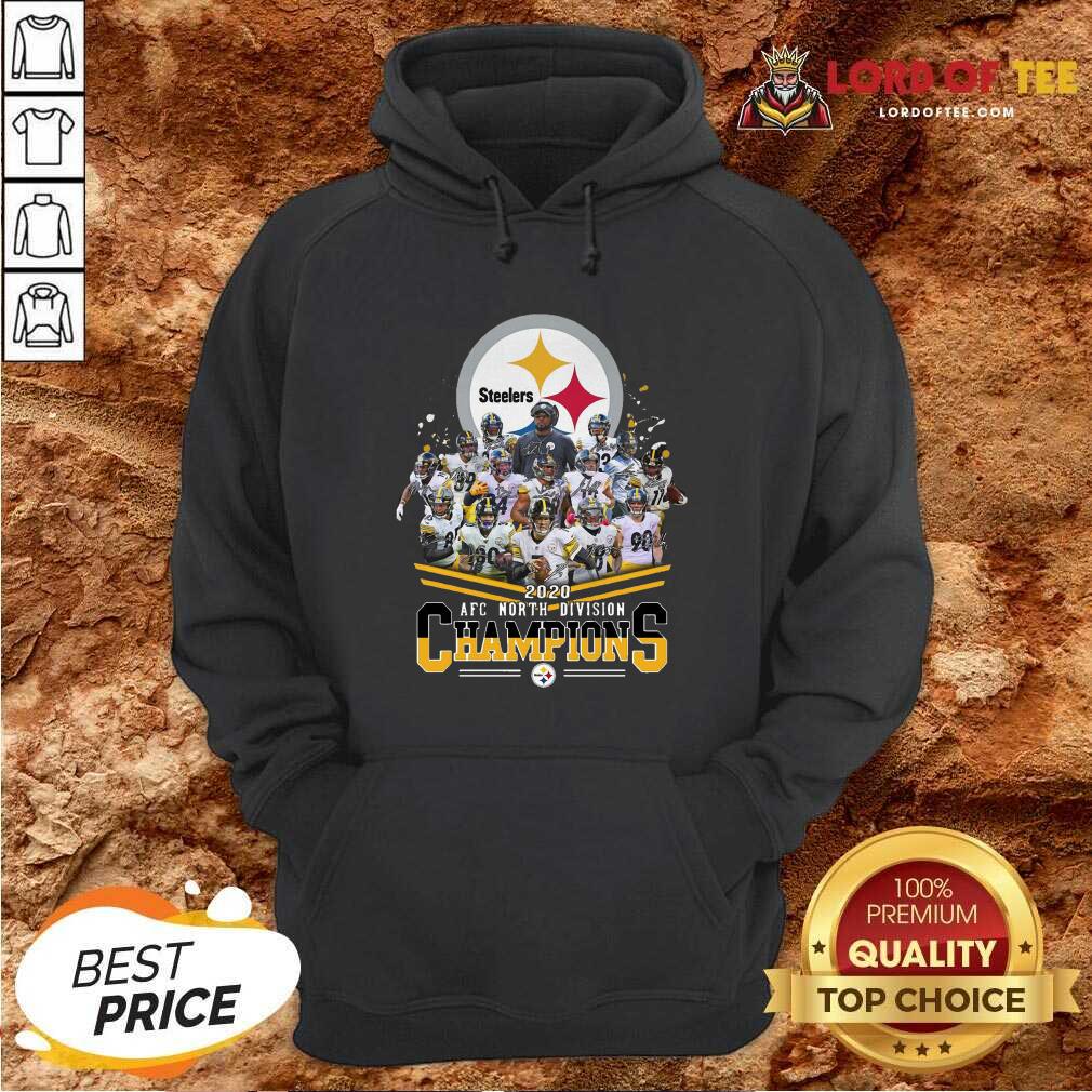 Pittsburgh Steelers 2020 Afc North Division Signatures Hoodie - Desisn By Lordoftee.com