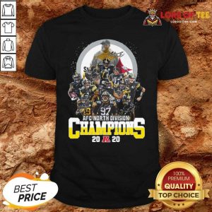 Pittsburgh Steelers Afc North Division Champions 2020 Signatures Shirt - Desisn By Lordoftee.com