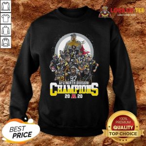 Pittsburgh Steelers Afc North Division Champions 2020 Signatures Sweatshirt - Desisn By Lordoftee.com