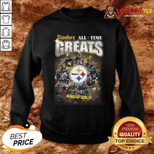 Pittsburgh Steelers Team Football All Time Greats Signatures Sweatshirt - Desisn By Lordoftee.com