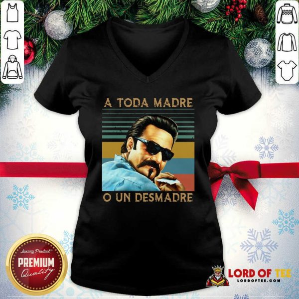 Blood In Blood Out A Toda Madre O Un Desmadre Vintage V-neck - Desisn By Lordoftee.com