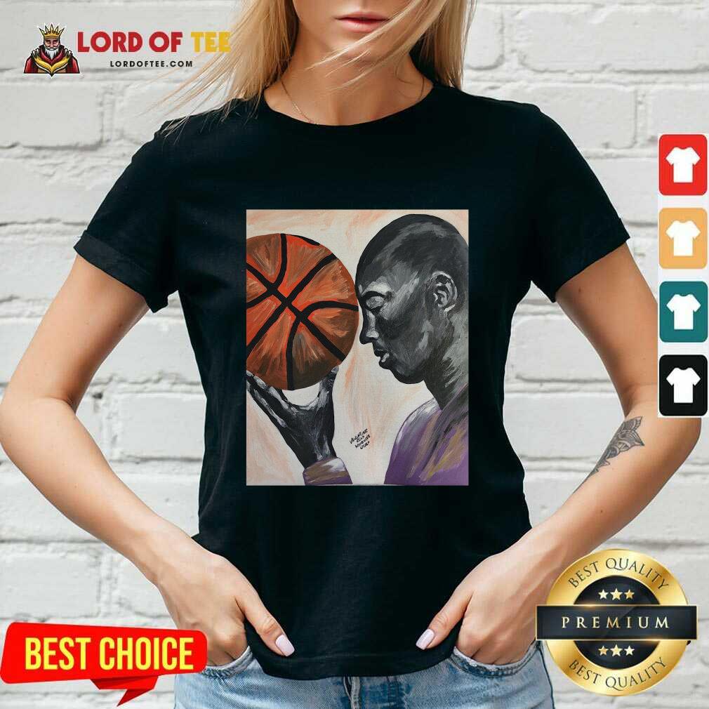 Michael Jordan Basketball V-neck - Desisn By Lordoftee.com