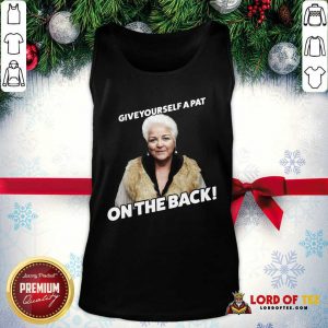 Eastenders Pat Butcher Give Yourself A Pat On The Back Tank Top-Design By Lordoftee.com